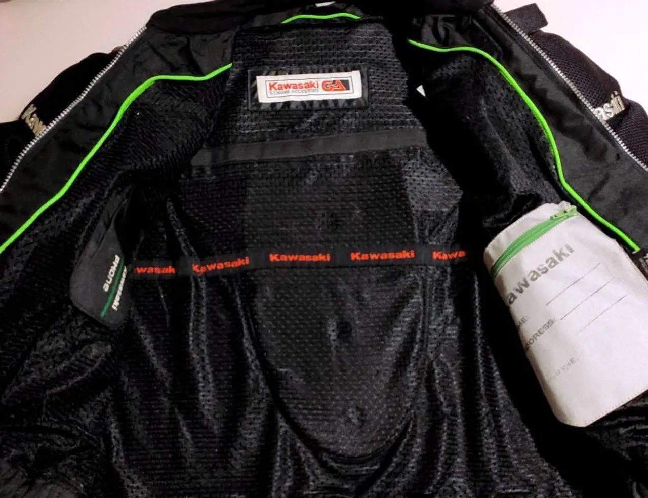 Jaqueta moto Kawasaki original Versys Ninja Zx ventilada Gg