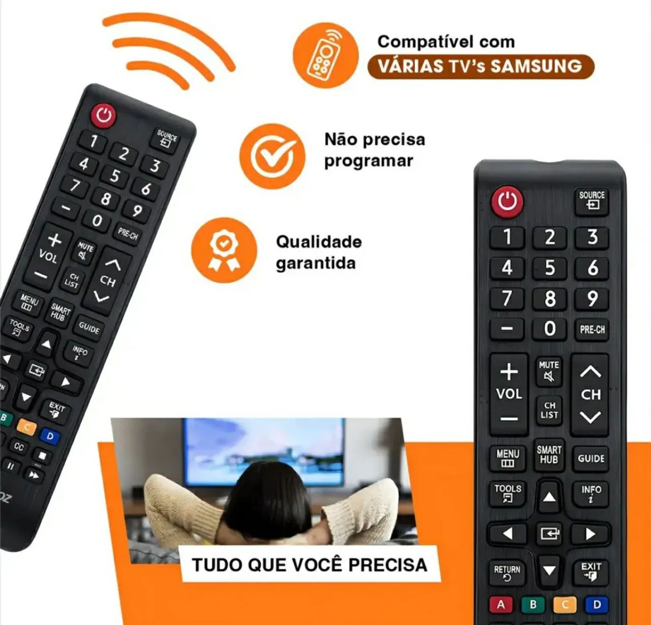 Controle para TV Samsung  - Foto 4