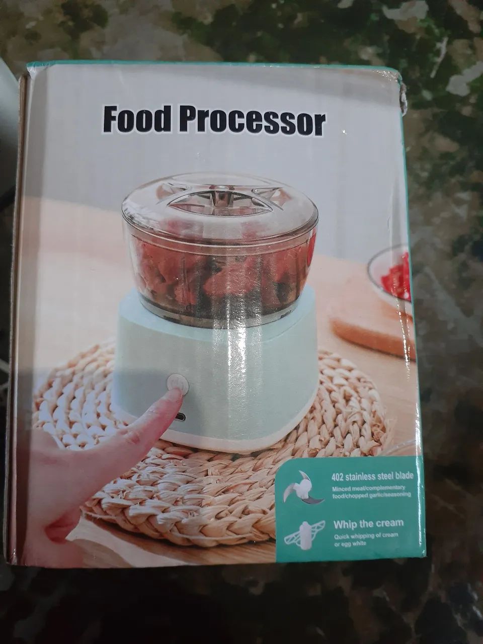 Mini Batedor processador 350ml - Foto 3
