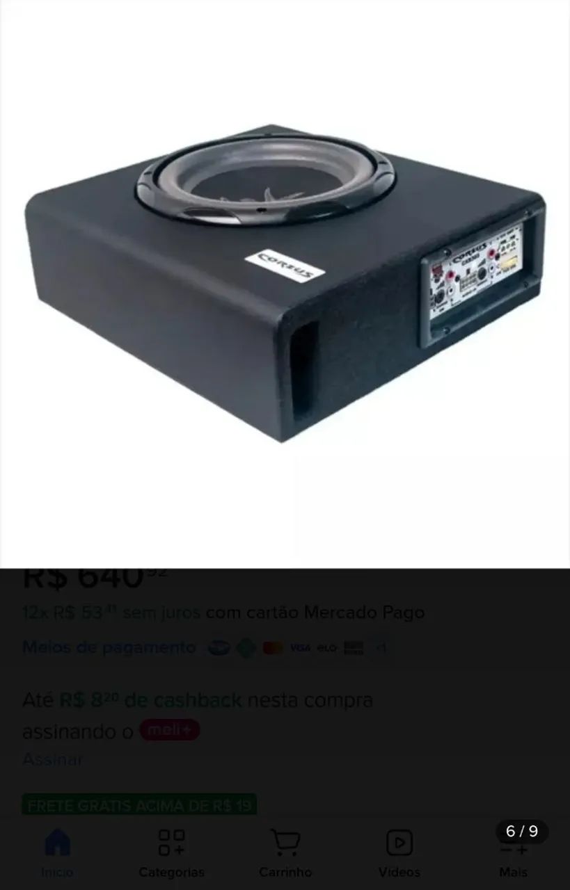 caixa sub slim semi nova  - Foto 4