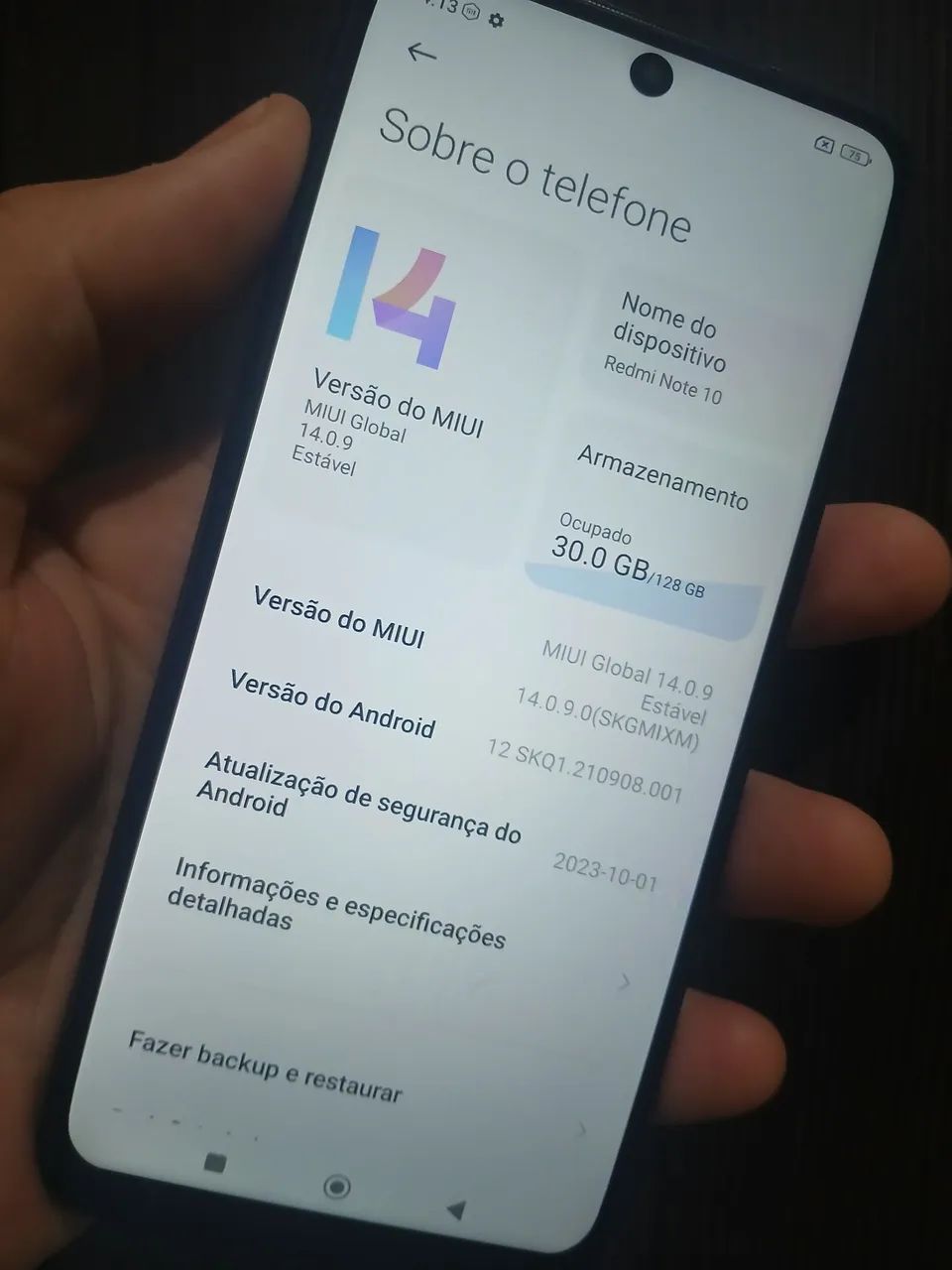 Xiaomi Redmi Note 10 - 128GB - Excelente Estado! - Foto 4
