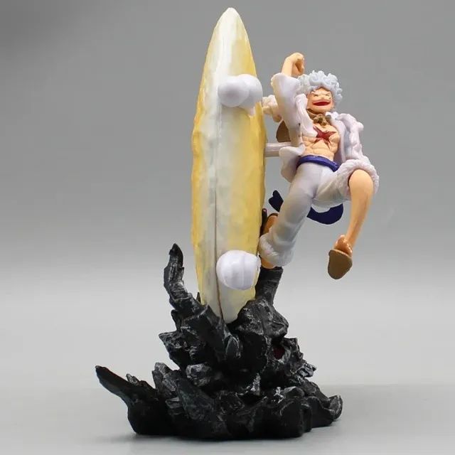 Action Figure Luffy Luminária 14 cm - One Piece - Colecionável - Foto 5