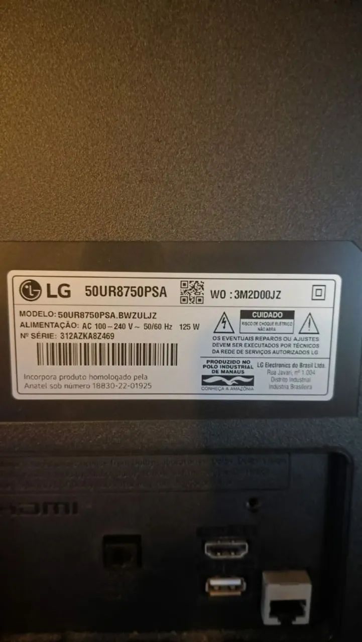 Smartv LG 50 retirada Peças  - Foto 4