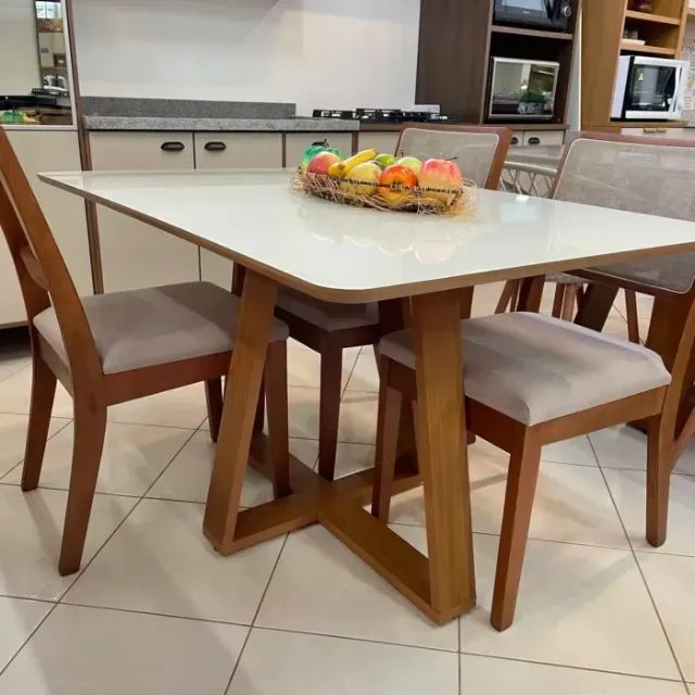 Mesa de jantar 4 cadeiras entrega rápida - Foto 2
