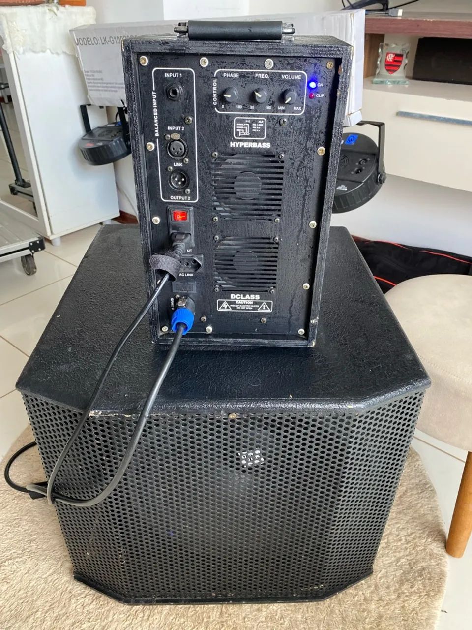 Sub grave com Amplificador 1500rms