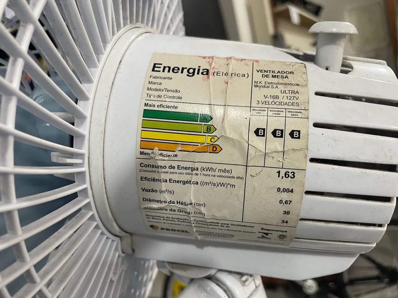Ventilador Da Ultra - Base Danificada - Foto 4