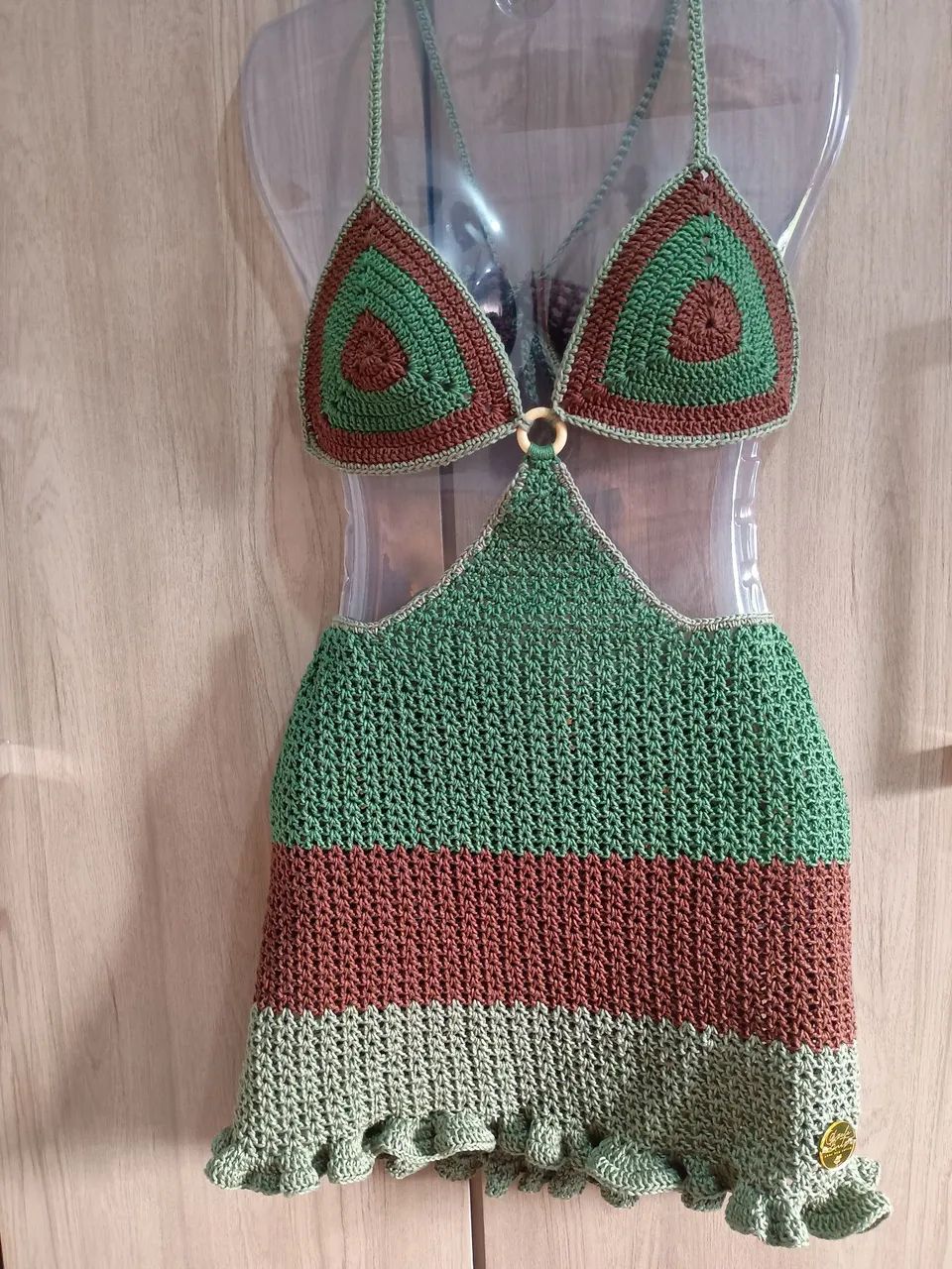 Vestido balada de crochê  - Foto 2
