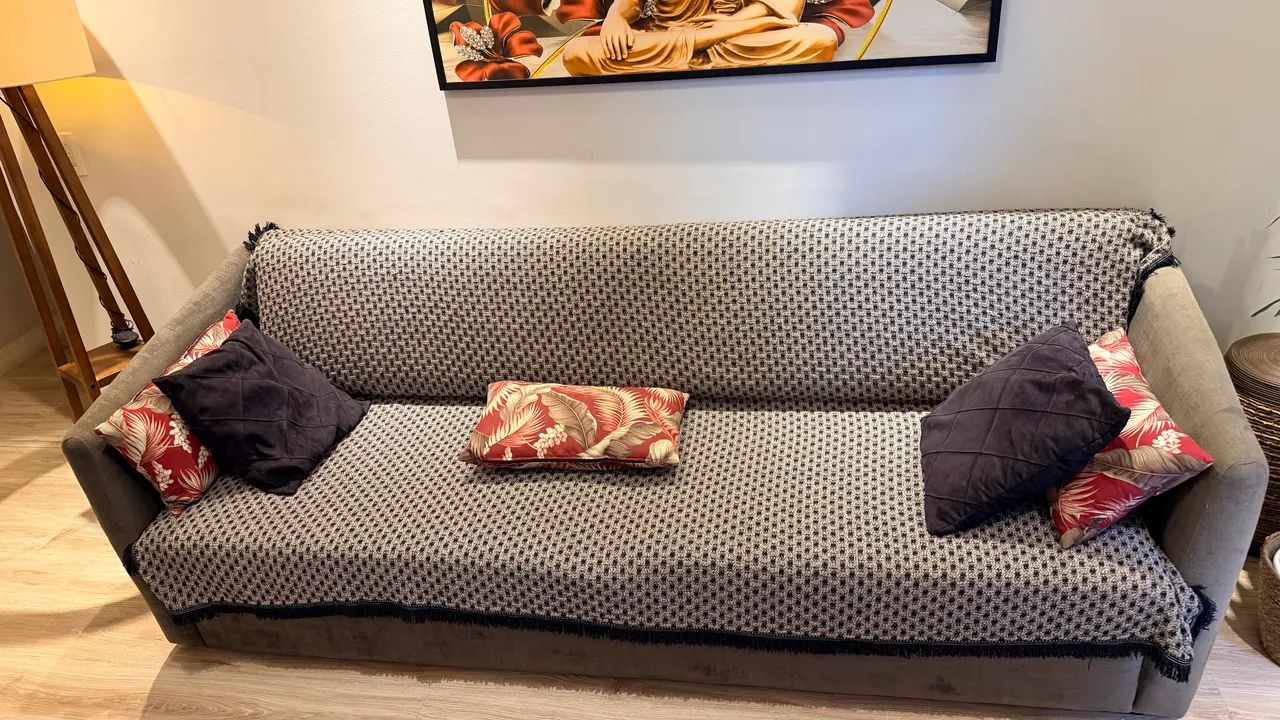 Sofa  Tecido Suede - Foto 5