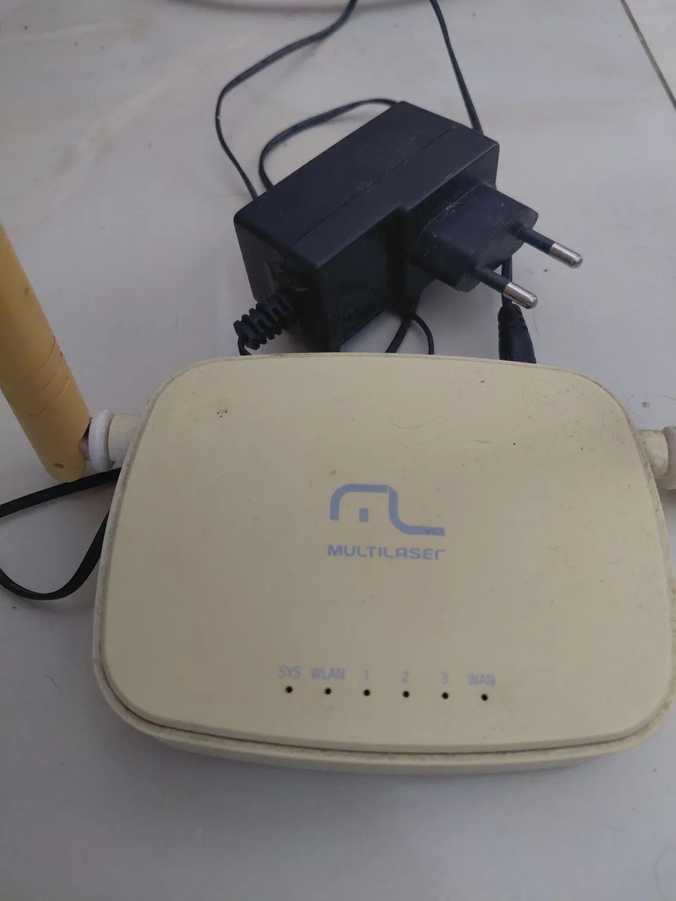 Roteador Multilaser funcionando 