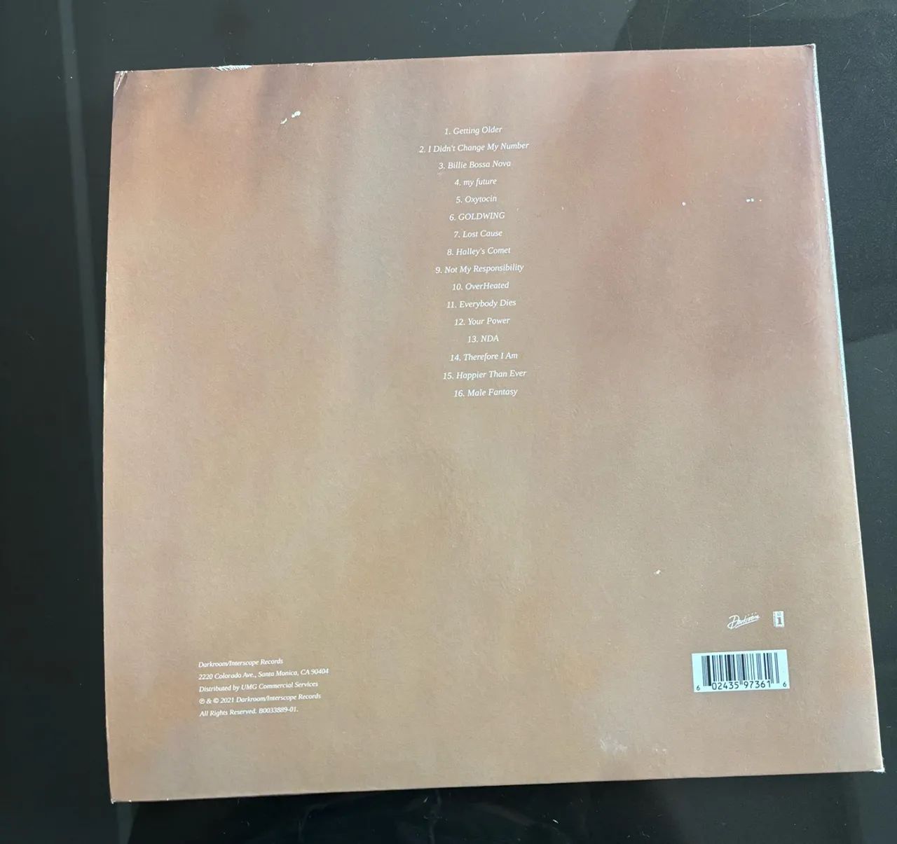 Vinil Billie Eilish happier than ever  - Foto 3