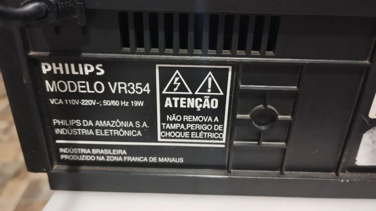 Vídeo cassete Philips aparelho sem controle  - Foto 5