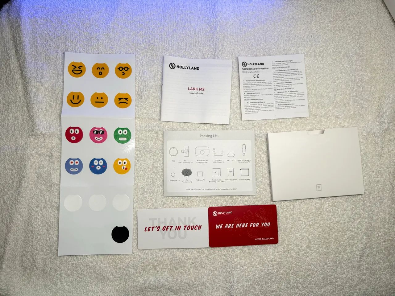 Hollyland Lark M2 USB-C Microfone Sem Fio Duplo Original - Foto 2