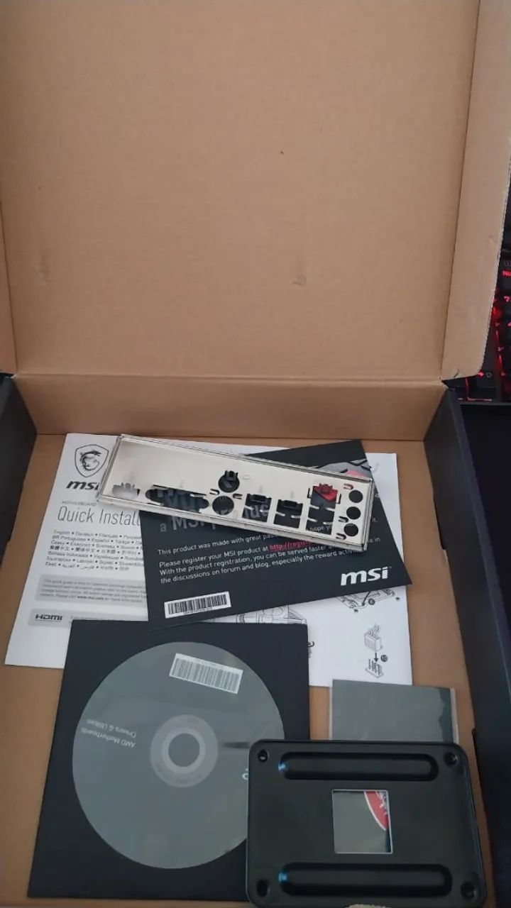 Placa-Mãe MSI A520M-A PRO - Foto 4