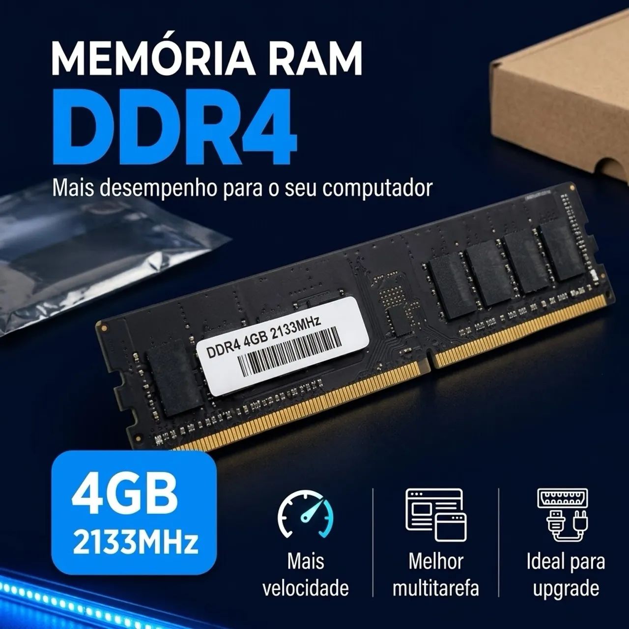 Memória Ram Ddr4 4gb