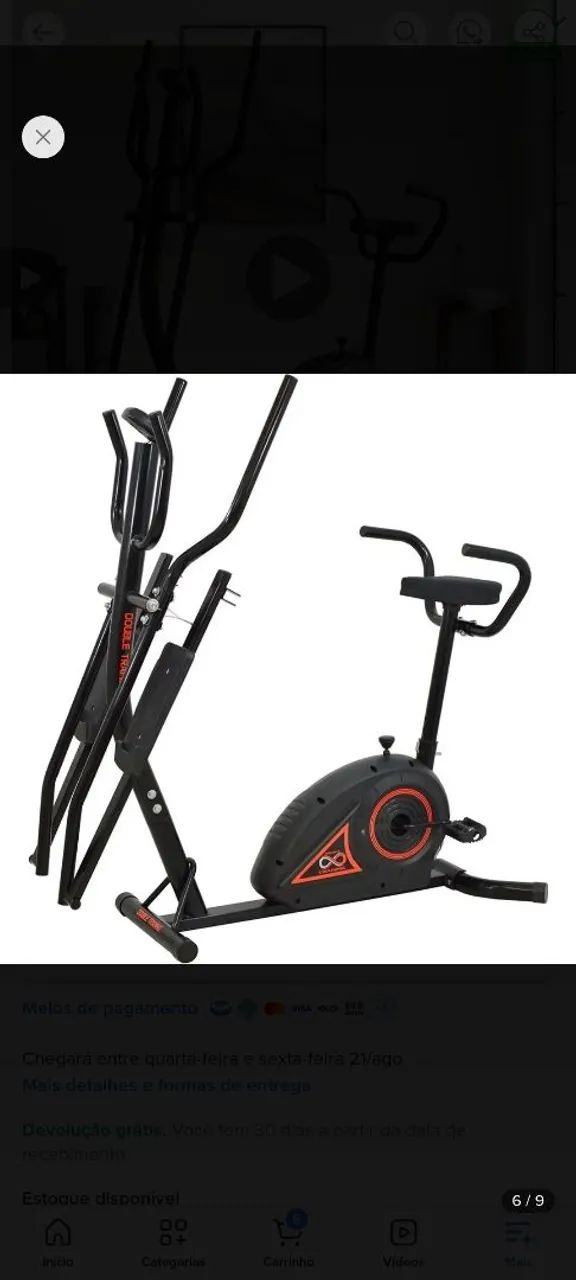 Elíptico+ Bicicleta 2 em 1. - Foto 2
