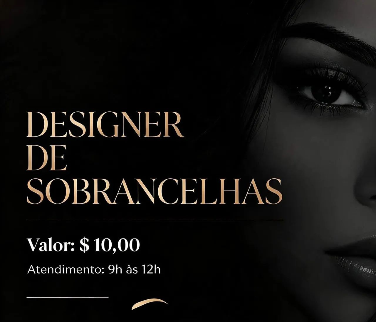 Designer sobrancelha 