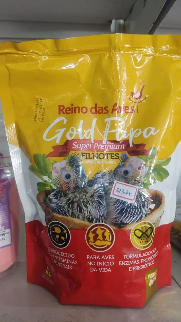 Papa para psitacídeos