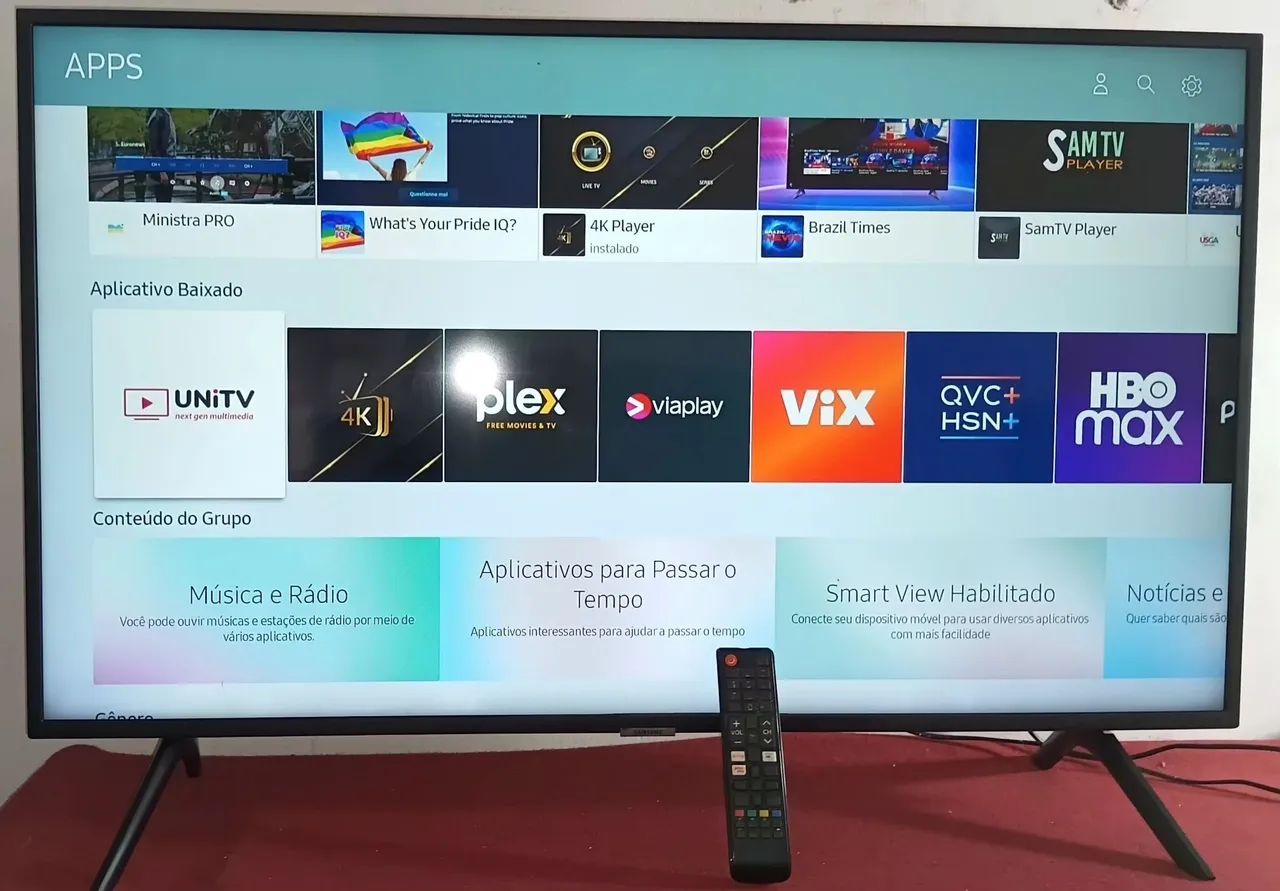Tv smart Samsung 4k 43 polegadas - Foto 4