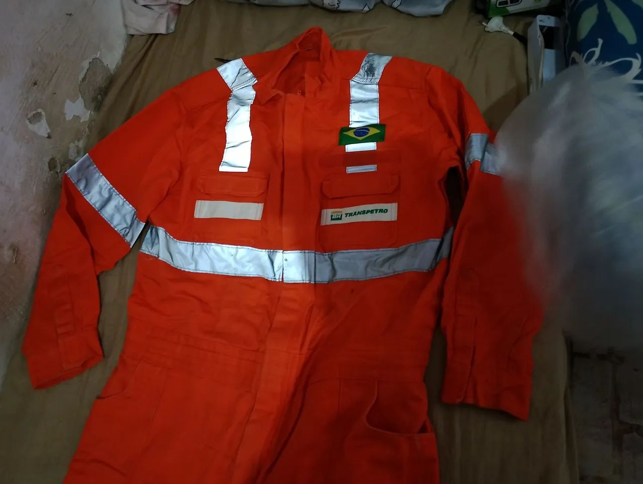 Macacão de trabalhador cor Laranja (EPI ) - Foto 3