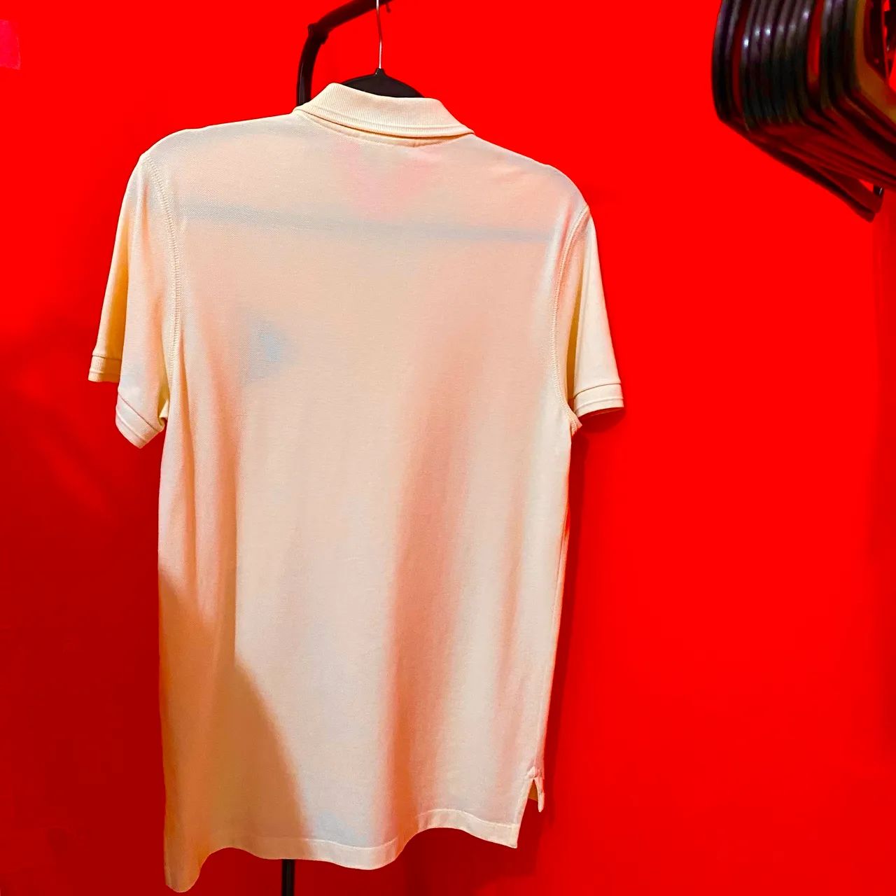 Camisa Polo Lacoste Bege ORIGINAL  - Foto 5