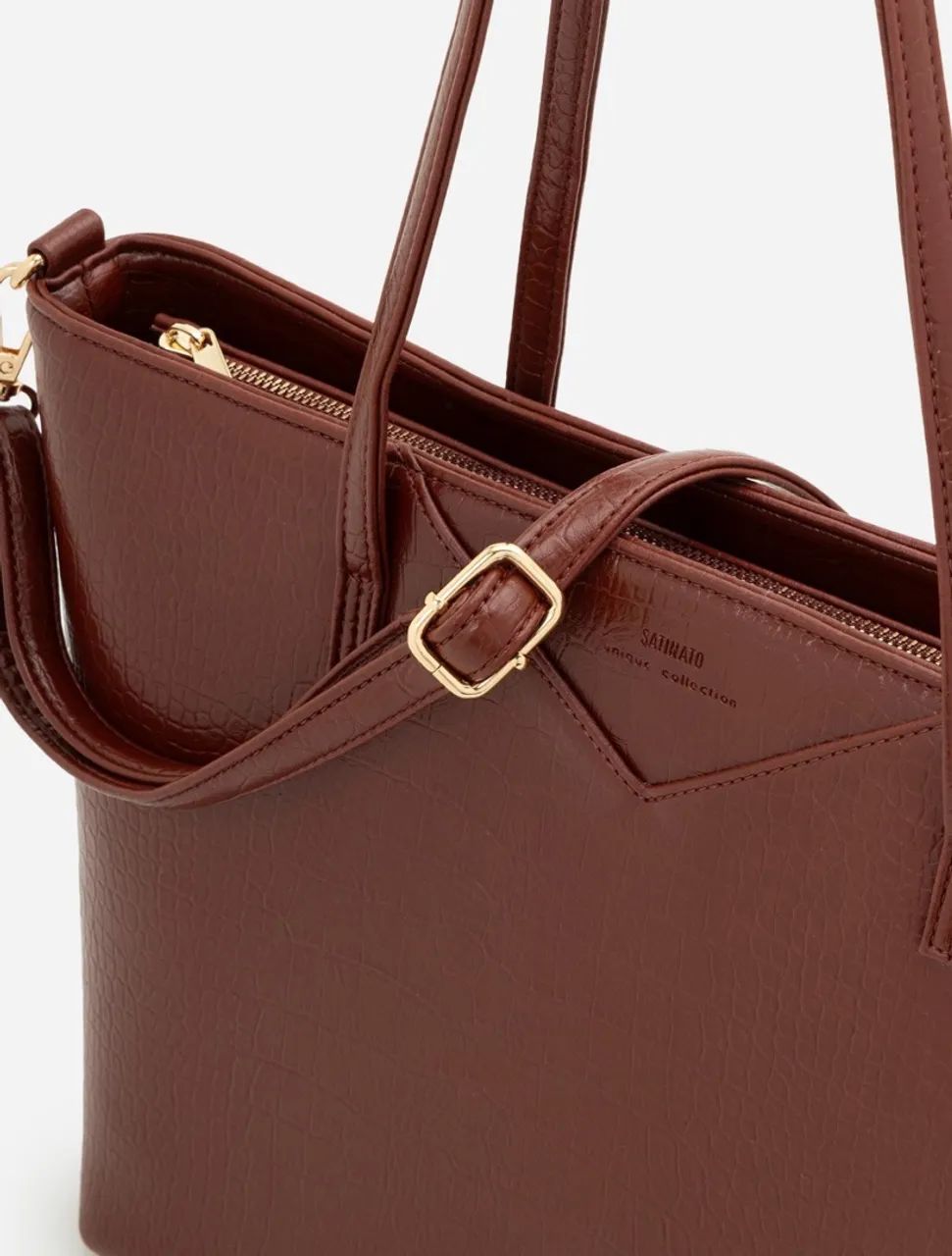 BOLSA SANTINATO MARROM - Foto 2