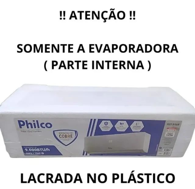 Evaporadora Ar Condicionado Split Philco 9.000 BTUs QUENTE E FRIO - NOVO NA CAIXA - Foto 3