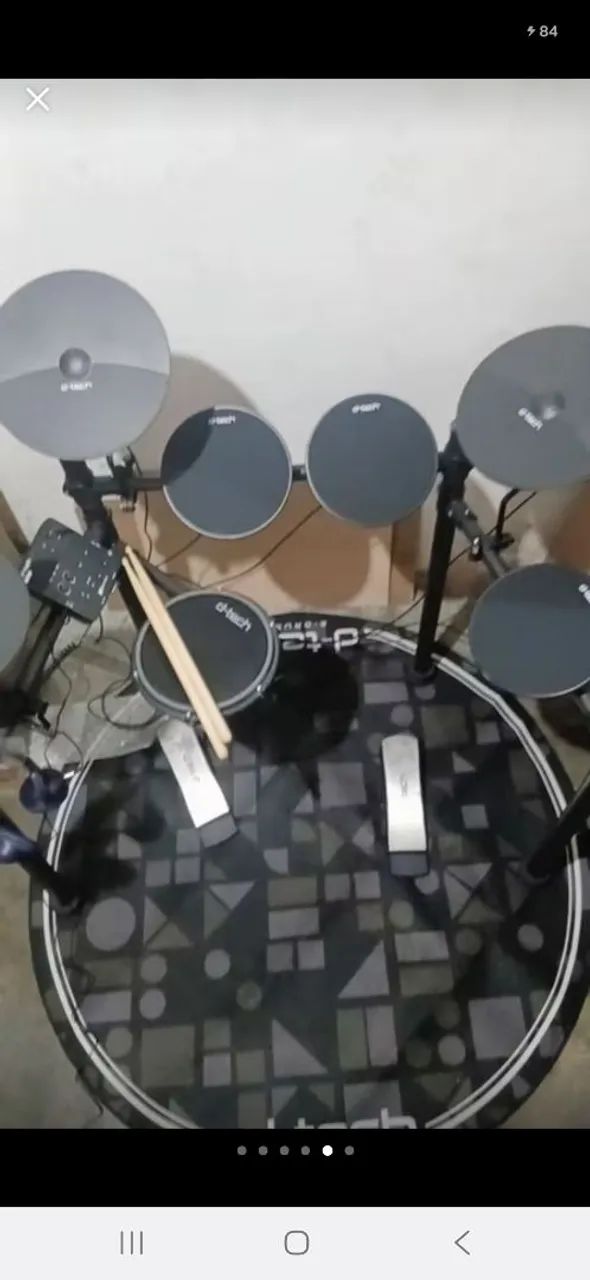 Bateria eletrônica d'tech electra 
