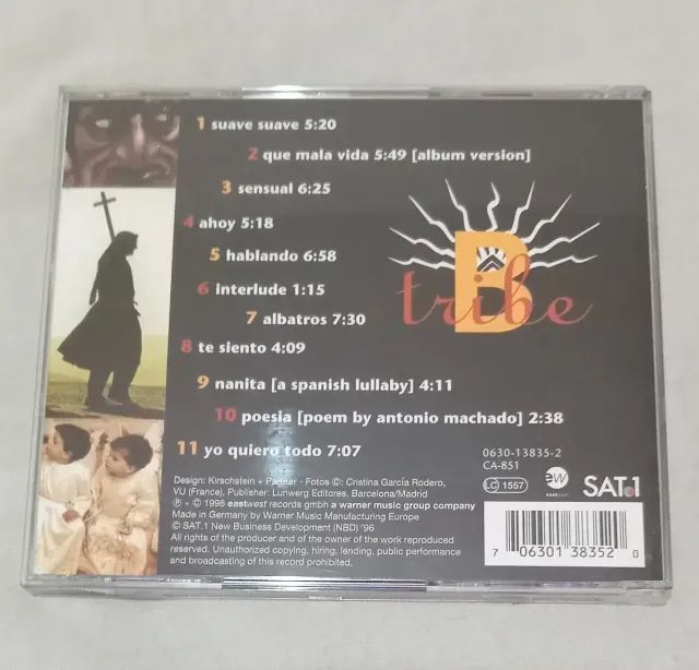 CD B-Tribe Suave Suave New Edition 1996 Deborah Blando Importado - Foto 2