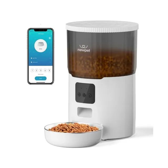 Alimentador Automático Inteligente 4L para Cães e Gatos - Foto 2