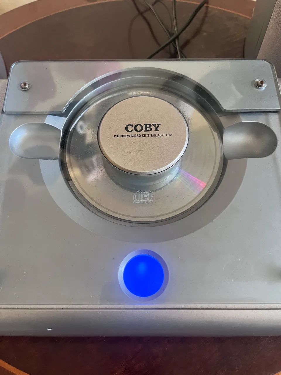 Micro system cd coby cx-cd375 cinza  - Foto 4