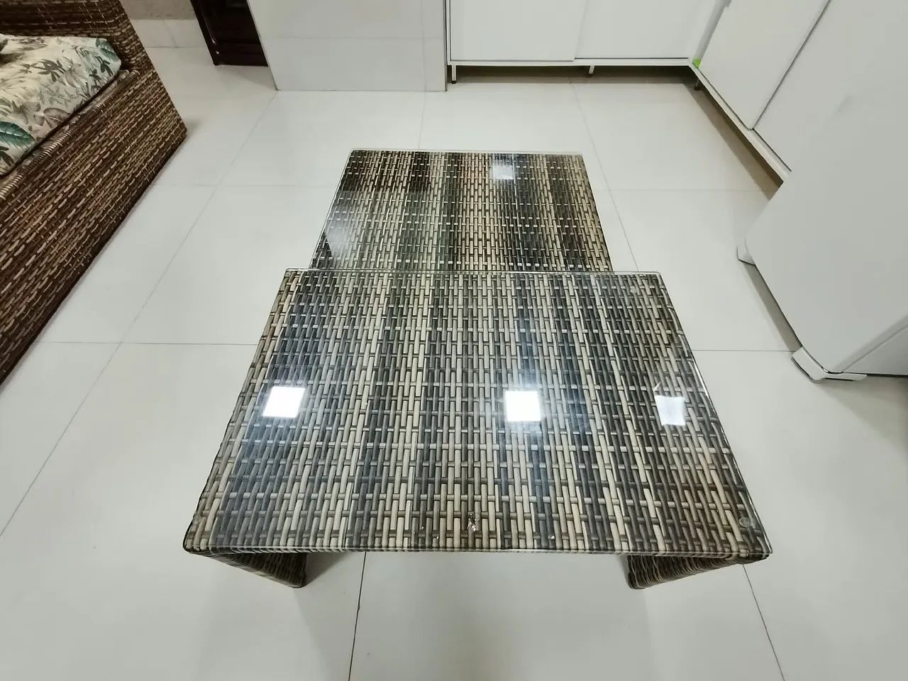 Conjunto de sofá + mesa de centro área Gourmet/Piscina - Foto 5