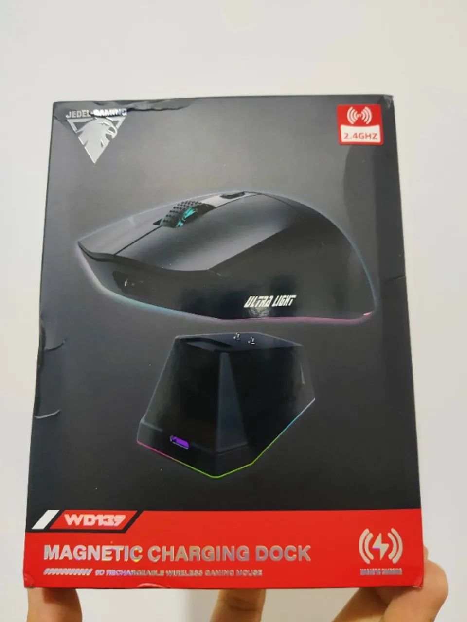 Mouse Gamer com dock - Novo na Caixa! - Foto 2