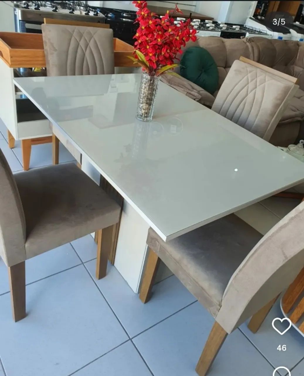 Mesa de jantar Doha com 4 lugares  - Foto 4