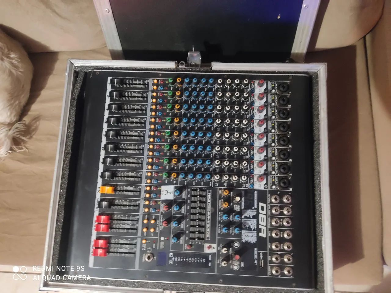 Mesa de som DBR 8 Can/efeit/interface áudio/ 4 Aux - Foto 2
