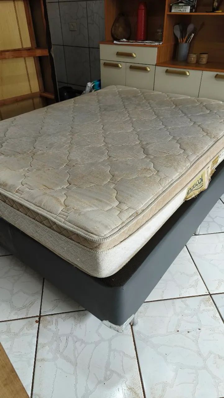 Cama box + colchão pra sair hoje - Foto 4