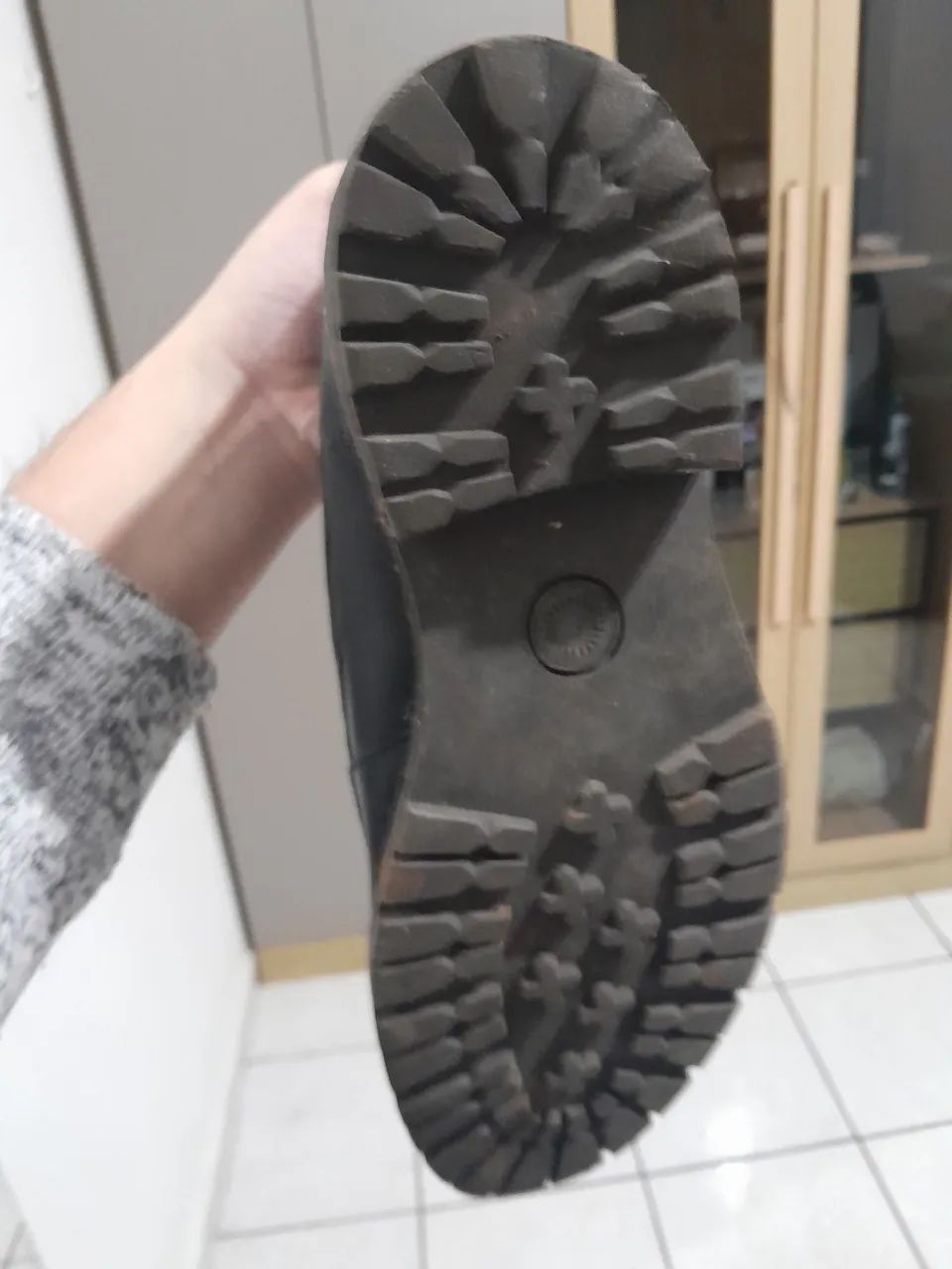 Bota cavalera de couro 40-41 - Foto 5