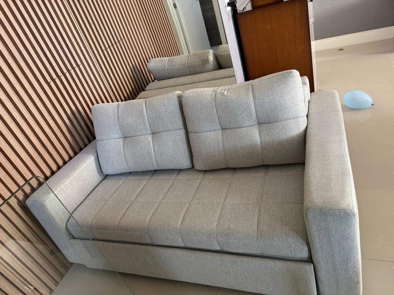 Sofá cama dois lugares - temda estofados  - Foto 5