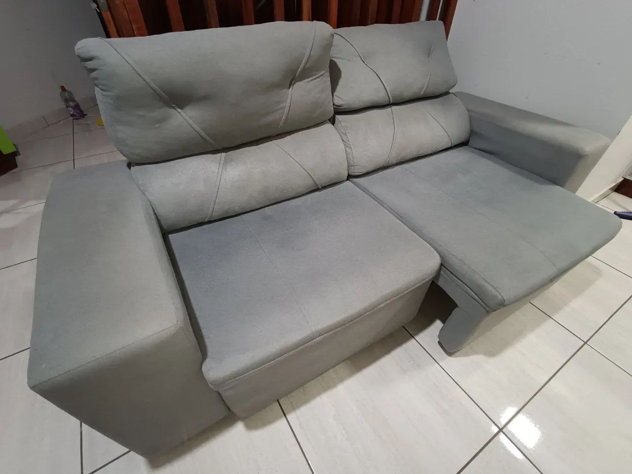 Vendo sofá retrátil e reclinável. - Foto 3