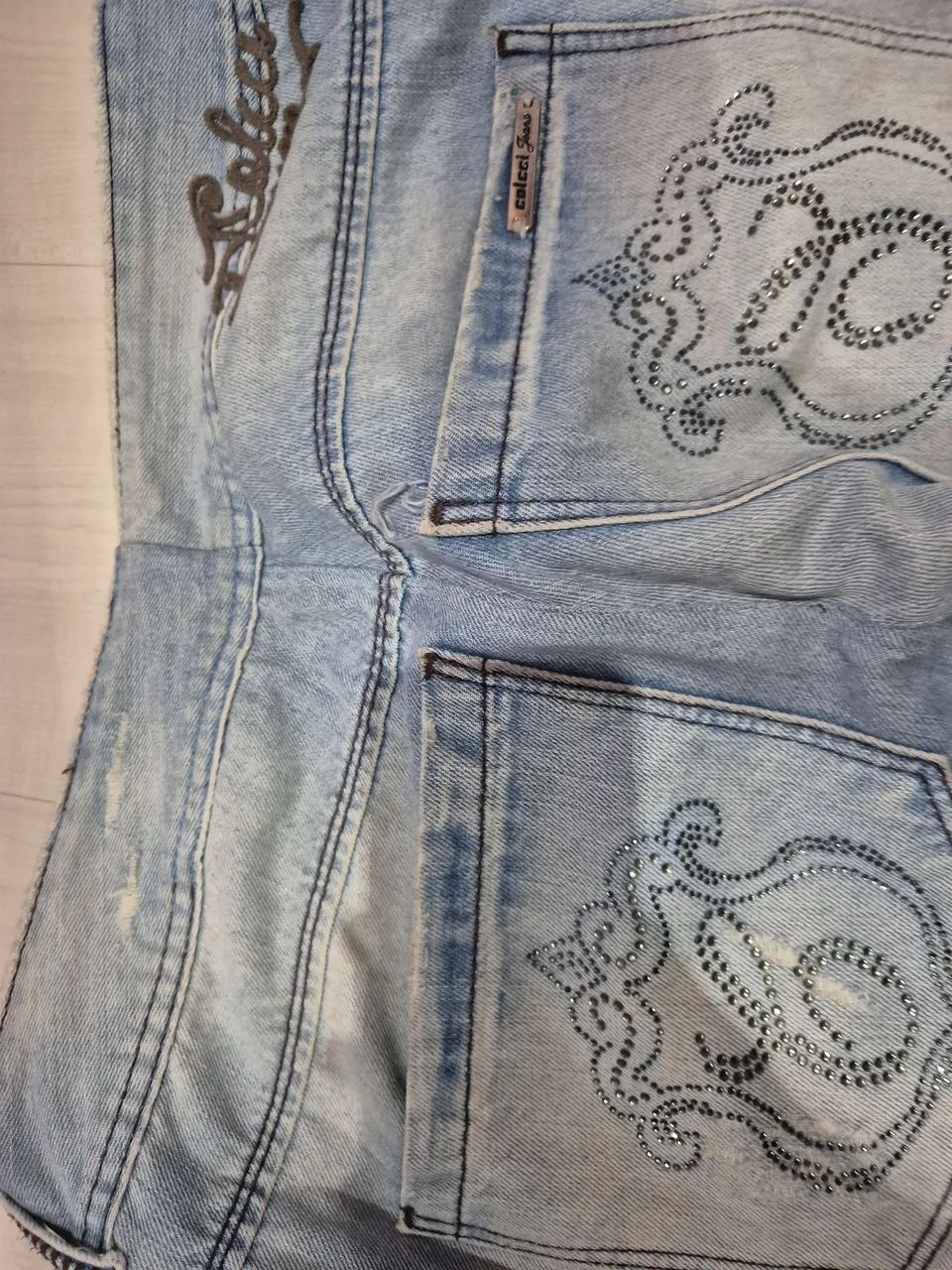 calça jeans colcci feminina destroyed - Foto 4
