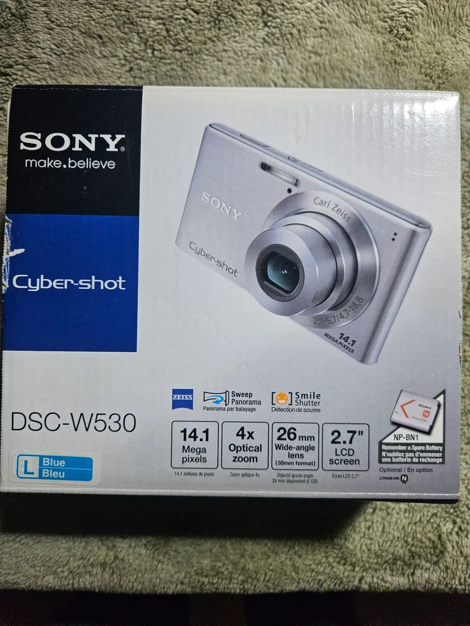 Câmera Sony cyber-shot DSC-W530 - Câmeras e Filmadoras - Vila