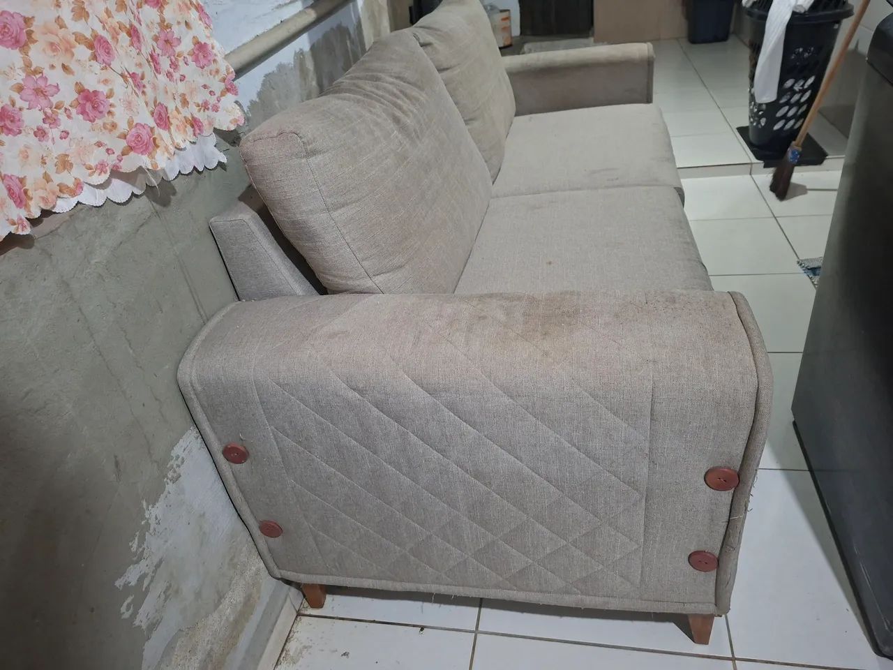 Sofá Rustico 3 lugares (barato pra sair logo)