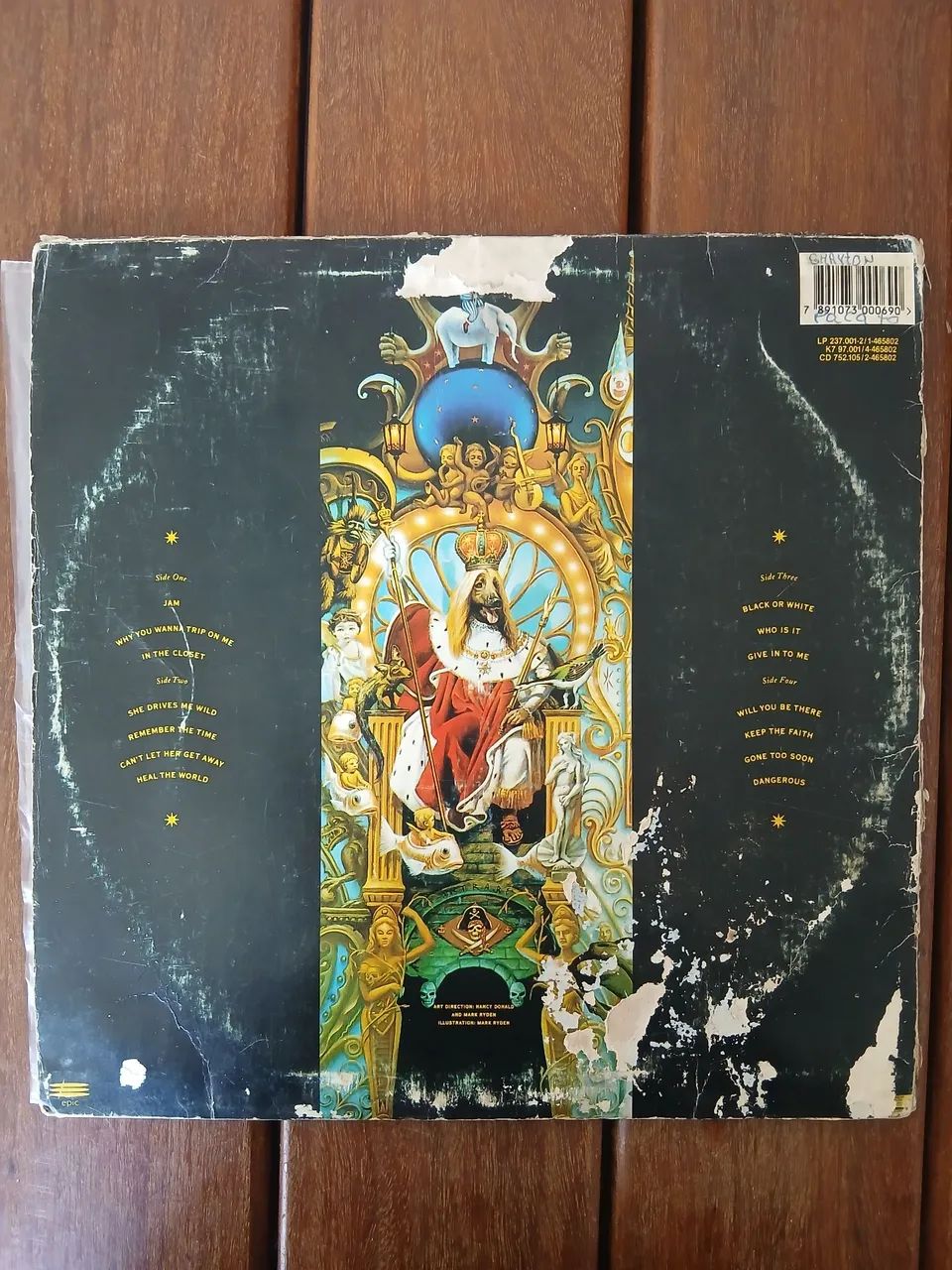 Lp Michael jackson "dangerous" usado - Foto 2