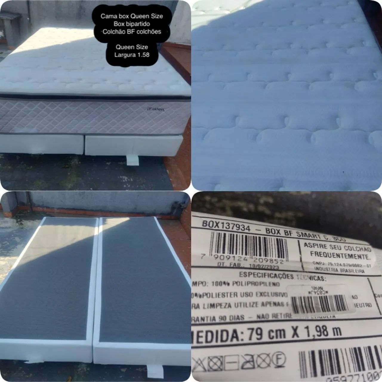 Cama Box Casal Queen com Colchão BF - Foto 2