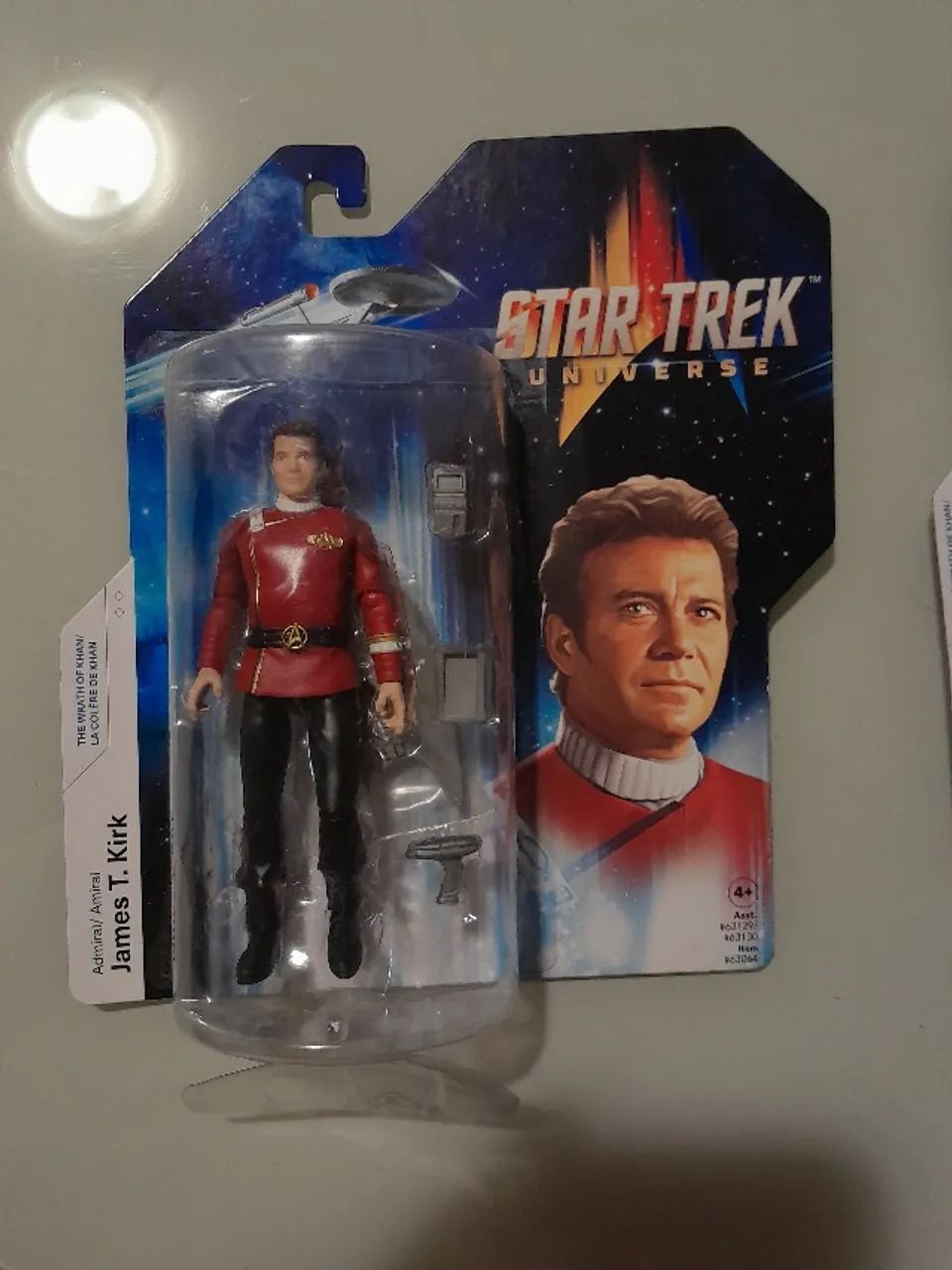Lote bonecos star trek classico - spock kirk e khan - Foto 2