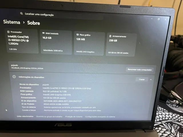 Notebook ASUS