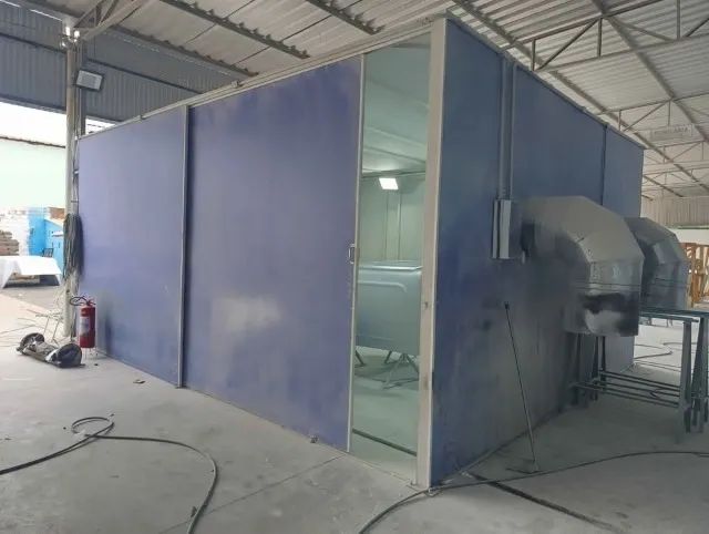 Cabine de pintura profissional completa 30m2 - Foto 2