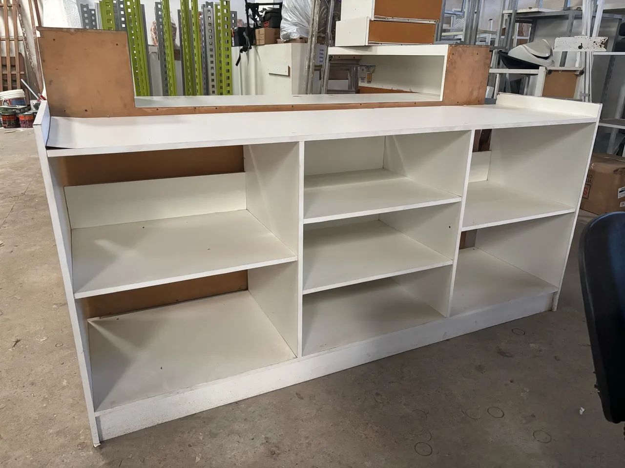Balcão Vitrine Expositor Loja MDF Branco - Ótimo Estado - Foto 3