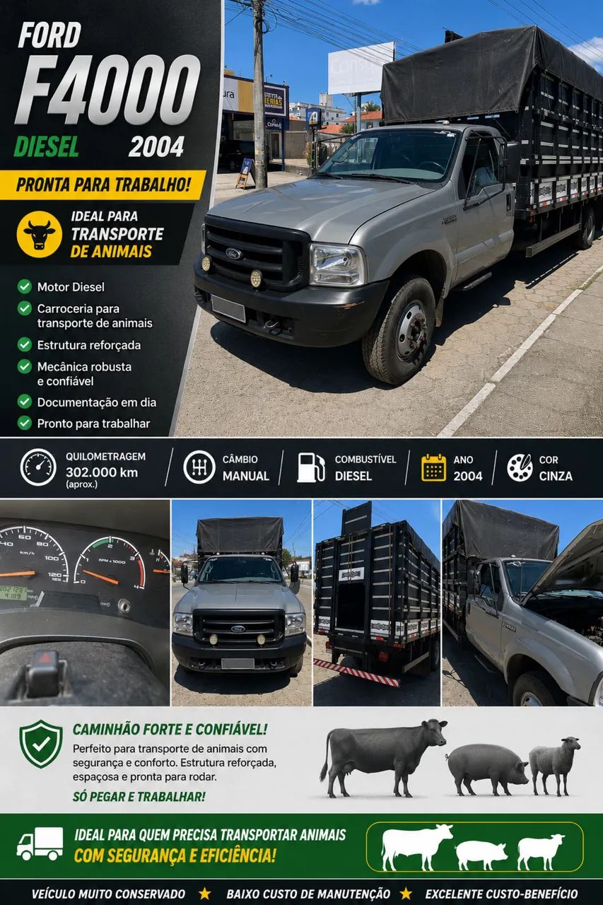 Ford F-4000 2.8 Turbo Intercooler Diesel 2P Manual 2004