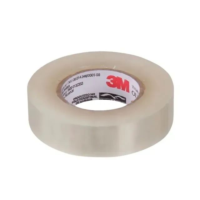  Kit 10 Rolos de Fita Adesiva 12mm X 30M Transparente - Durex - Foto 2