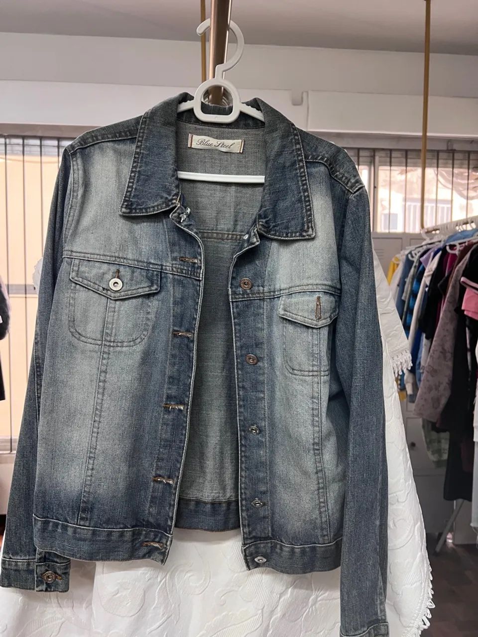 Jaqueta Jeans Feminina 